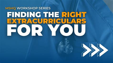 Finding The Right Extracurriculars For You Mshq Workshop Series Youtube