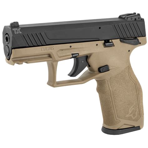 Taurus Tx22 22 Lr 16rd 4 Barrel Semi Automatic Pistol Blacktan At K Var