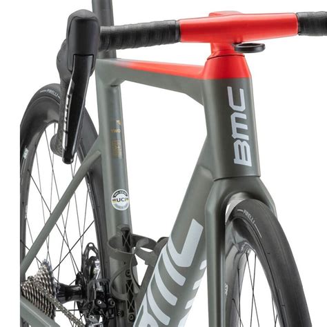 Cadre V Lo Route Carbon Premium Bmc Teammachine Slr Gris Rouge