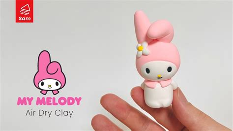 My Melody Sanrio Character Soft Clay Figure Tutorial YouTube