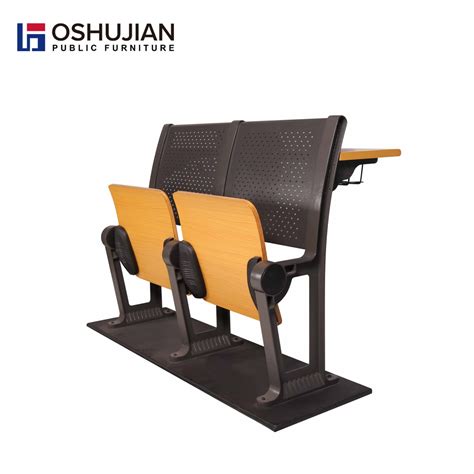 College Lecture Hall Desk And Folding Seat College Student Chairs And