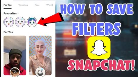 How To Save Filter Lenses On Snapchat Forever 2021 Salu Network