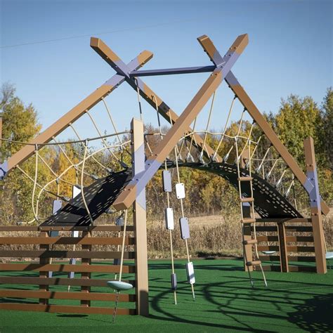 Playground Climbing Structure Fortress LANDSCAPE STRUCTURES