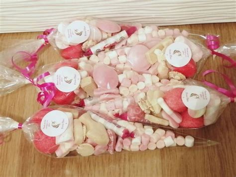 5 X Pink Pre Filled Sweet Cones Party Bags Favours Etsy Uk