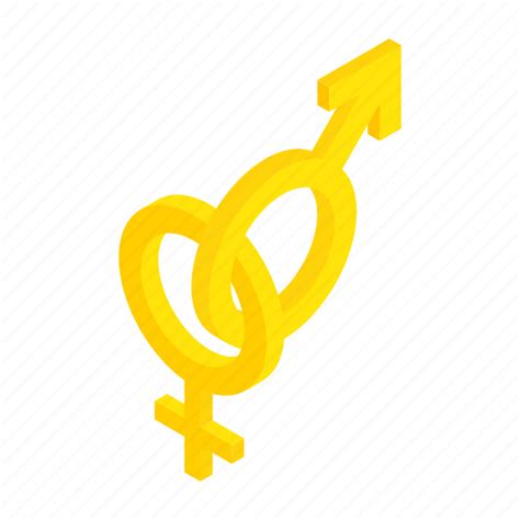 Arrow Female Isometric Male Sex Sexual Signs Icon