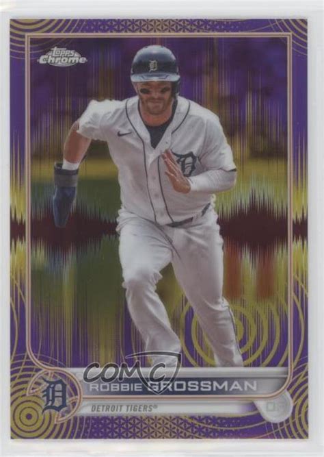 Topps Chrome Sonic Purple Yellow Pulse Refractor Robbie