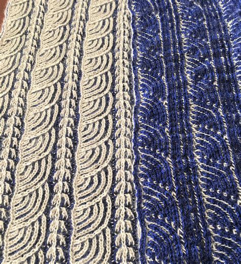 Ravelry China Blues Shawl Pattern By Wei Wilkins