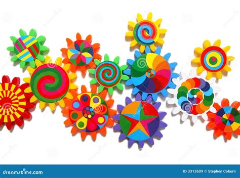 Colorful Gears Royalty Free Stock Images Image