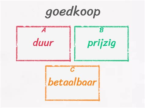 Zoek De Juiste Tegenstelling Quiz