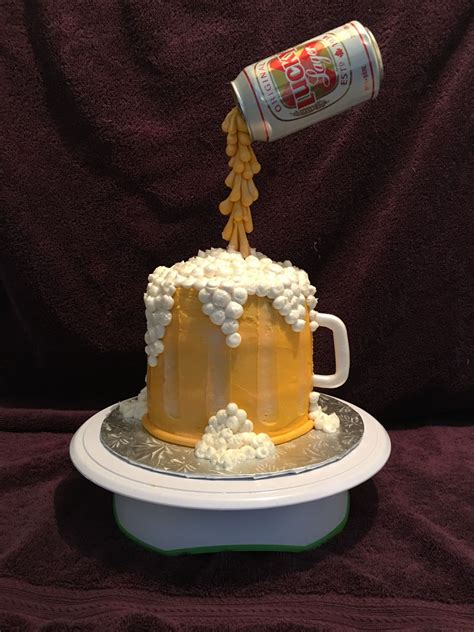 Beer Pouring Cake