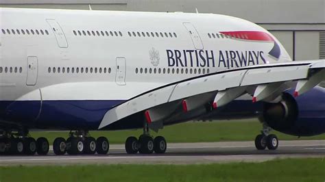 British Airways Airbus A380 G Xlea Takeoff And Landing Test Fly 2013 May 24th Youtube