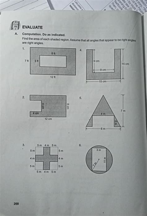 Evaluate A Computation Do As Indicated Find The Area Of It Shade