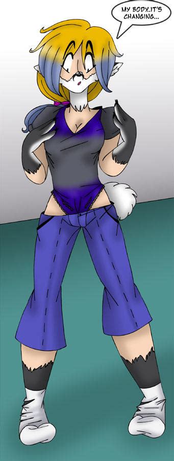 Striped Fox Anthro Tf Tg P2 By Akuoreo On Deviantart