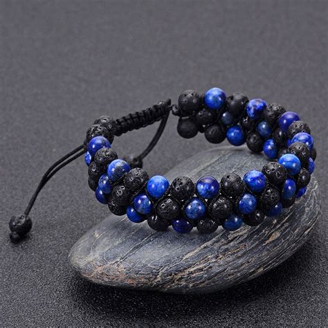 Bracelet Shamballa Pour Homme Pierres Naturelles Au Choix