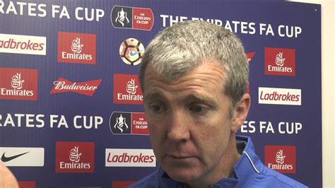 Jim Gannon Post Match Interview Woking FC YouTube