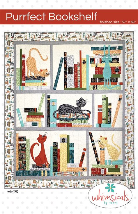 Purrfect Library Quilt Kit