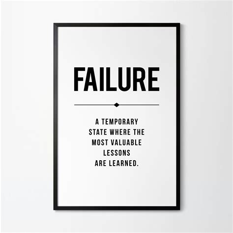 Failure Definition Printable Artwork | Divine Digital Prints