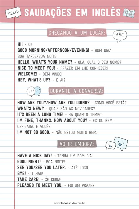 Saudações Em Inglês Exercicios - Saudações em inglês: aprenda estes "greetings" e saia do básico "hello ...