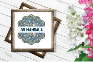 D Split Mandala Multi Layer Svg Graphic By Eliart Studio Creative