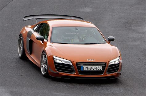 Spied Audi R8 GT Testing On Track