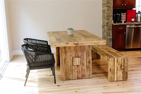 Reclaimed Pallet Wood Dining Table RYOBI Nation Projects