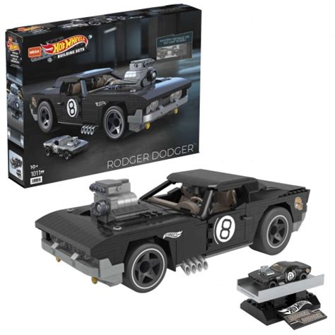 Mega Construx Hot Wheels Rodger Dodger Coche De Bloques De Construcci N A Os Ofertas