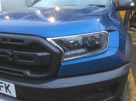 Ford Ranger MK 201 ON Headlight Covers CHROME Double Cab