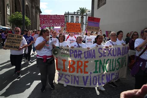 Así Se Vivió En Gran Canaria La Manifestación Por El 25n Día Contra La