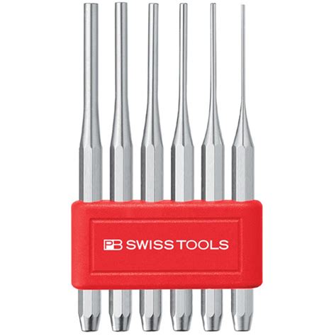 Pb Swiss Tools 755b 6 Piece Parallel Pin Punch Set Available Online