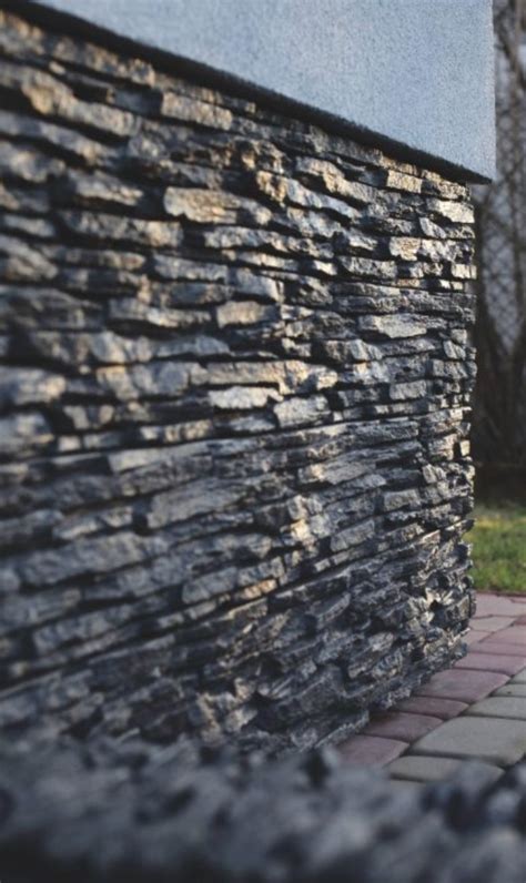 Stacked dry stone effect wall Cladding - EAZYCLAD STONE CLADDING