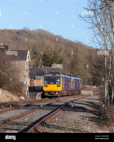 Former Northern Rail Class 142 Pacer Trains 142060 142028 At Redmire Wensleydale Railway On