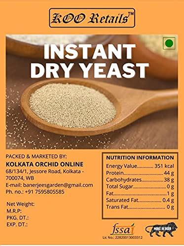 KOO Retails Instant Active Dry Yeast Powder Instant Yeast Yeast For