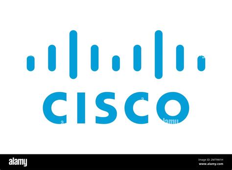 Cisco Systems Logo White Background Stock Photo Alamy