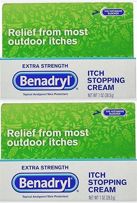 Benadryl Itch Relief Cream Artofit