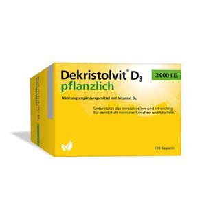 Dekristolvit D I E Pflanzlich St Shop Apotheke