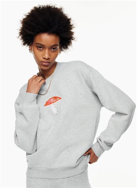 Tna Cozy Fleece Perfect Crew Sweatshirt Aritzia Us