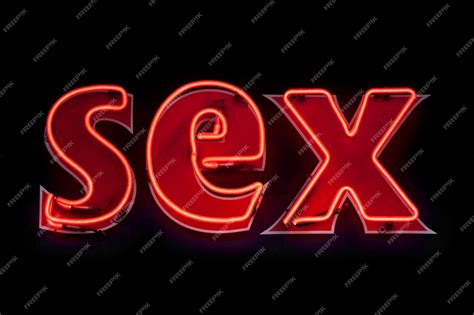 Premium Photo Sex Neon Light