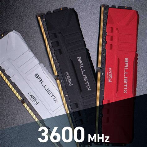 Crucial Ballistix 3600 MHz DDR4 DRAM Desktop Gaming Memory 8GB CL16 ...