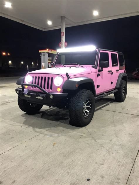 2015 Jeep Wrangler Unlimited Sport Exterior Color Hot Pink Interior Black Cloth Mileage