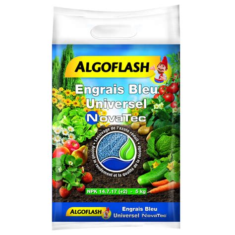 Engrais Bleu Universel Novatec Sac 5kg ALGOFLASH Desjardins Fr