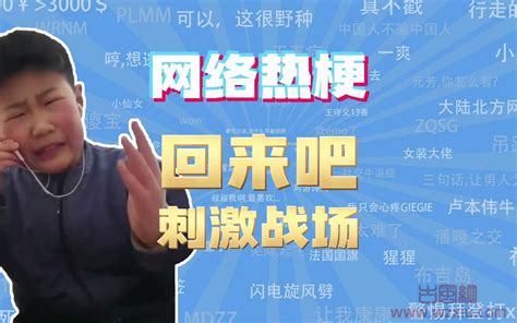 网络用语回来吧刺激战场是什么梗回来吧刺激战场出处是哪里 古风网络博客