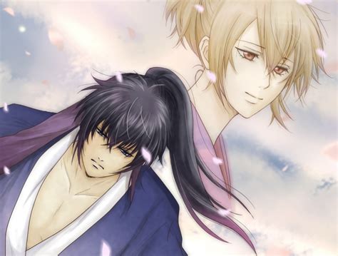 Hijikata Toushirou And Okita Mitsuba Gintama Drawn By Shiroyasha