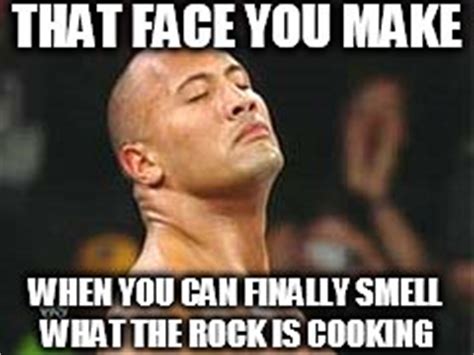 The Rock Smelling Imgflip