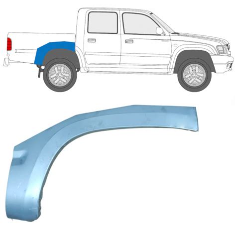 Schweller Reparaturblech Rechts Links Toyota Hilux 2001 2005