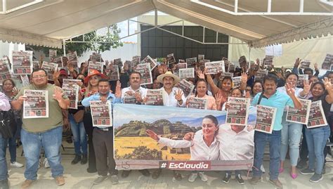 Crece Apoyo A Claudia Sheinbaum En Oaxaca Rumbo A Encuesta De Morena