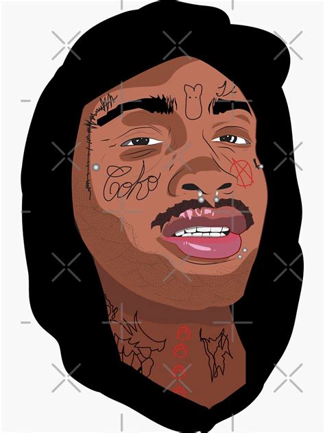 Lil Tracy Sticker By Samuelmolina Redbubble