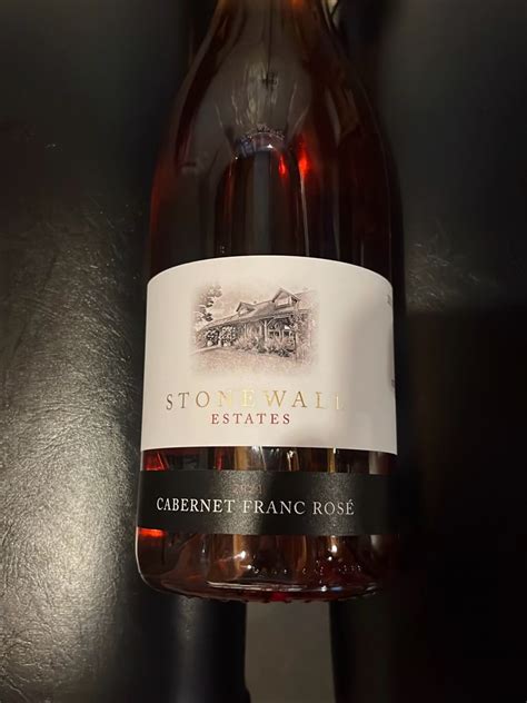 2021 Stonewall Estates Cabernet Franc Rosé Canada Ontario Niagara