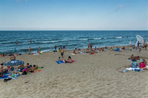 Beach of Resort of Obzor, Burgas Region, Bulgaria Editorial Photography ...