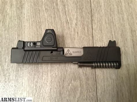 ARMSLIST - For Sale: Glock 43/43X Fully Assembled Slide With Trijicon ...