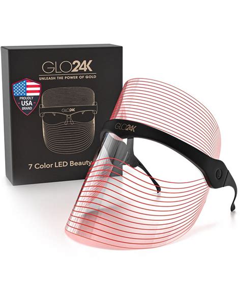 Glo24k 7 Color Led Beauty Device Face Mask 1pc Macys
